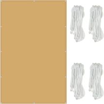Shmshng - Voile d'ombrage Imperméable Rectangulaire 2 x 3 m Une Protection des Rayons uv à 98% Voile D'ombrage Toile, avec Cordes de 1.5 m pour en