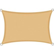 Voile d'ombrage Imperméable Rectangulaire 2x3m, Toile Ombrage pes Résistant à l'eau, Filet dombrage Rectangle 3x2m, Résistant 98% Protection Rayons