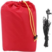 Voile d'Ombrage Pare Soleil 4.5x5m Imperméable Une Protection Des Rayons Voile d'Ombrage Carrée Avec Corde Pour Extérieur Jardin Terrass Rouge