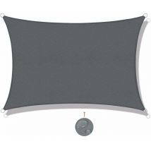 Gotrays - Voile d'ombrage Rectangulaire 3x5m Imperméable Polyester