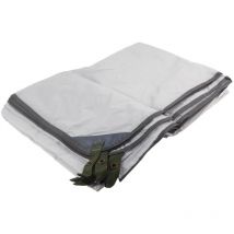 Sevengirl - Voile d'ombrage rectangulaire en polyester pour jardin et terrasse, 3 x 4 m