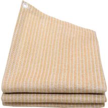 Voile d'ombrage rectangulaire imperméable, protection uv à 95%, auvent de jardin, plage, terrasse, 3x4m