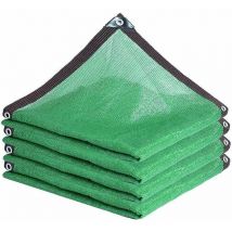 Start - Voile d'ombrage rectangulaire vert Voile d'ombrage 75% Sunproof Voile d'ombrage pour patio Serre Cour (3m x 3m)