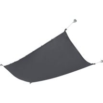 [en.casa] - Voile d'Ombrage Rétractable Braga spf 50 Hydrofuge 140 x 270 cm Gris Foncé