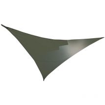 Jardiline - Voile d'ombrage triangulaire serenity - 3,60 x 3,60 x 3,60 m - Kaki