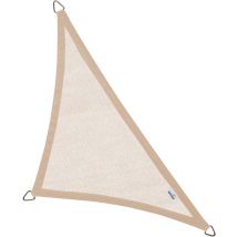 Nesling - Voile d'ombrage triangulaire Coolfit sable 5 x 5 x 7.1 m