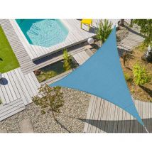 Jardiline - Voile d'ombrage triangulaire Flex 5 x 5 x 5 m - Topaze