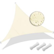 Jn.songs - Voile d'Ombrage Triangulaire Toile Ombrage pes Résistant à l'Eau Protection 95% uv pour Jardin Jardin Patio Balcon Terrasse Extérieures
