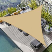 Jn.songs - Voile d'Ombrage Triangulaire Toile Ombrage pes Résistant à l'Eau Protection 95% uv pour Jardin Jardin Patio Balcon Terrasse Extérieures
