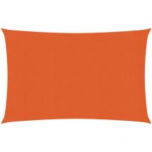 Bonnevie - Voile d'ombrage Voile de parasol - 160 g/m² Orange 2,5x4 m pehd BV538534 Orange