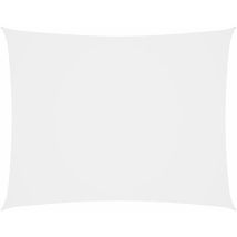 Bonnevie - Voile d'ombrage Voile de parasol - Toile d'ombrage Tissu Oxford rectangulaire 3x5 m Blanc BV257006
