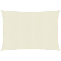 Design In - Voile d'Ombrage,Toile d'ombrage,Voile de parasol 160 g/m² Crème 3x4 m pehd CFW82365
