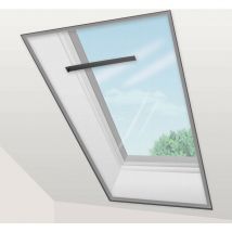 Voile Moustiquaire Fenêtre de Toit 150x180 cm Noir (lot de 2 pc)