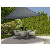 Spetebo - Voile solaire 3x3 (carré) - couleur : anthracite