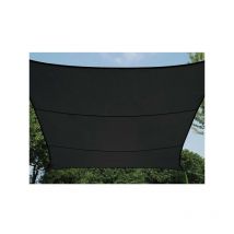 Voile solaire perméable - carré - 3.6 x 3.6 m - couleur: anthracite GSS4360PEC RI17323