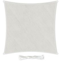 Blumfeldt - voile solaire carrée 4x4 m avec anneaux de fixation polyester perméable à l'air
