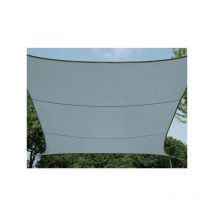 Voile solaire - rectangulaire - 4 x 3 m - couleur : gris ardoise clair GSS4430BG RI17332