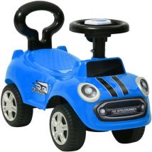 Voiture à pédales bleu