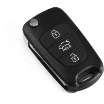 Jeffergarden Voiture automatique remplacer le couvercle de lame de coque de clé à rabat adapté pour kia Rondo pour botier à distance Sportage Soul Rio