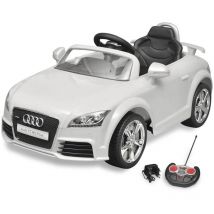 Voiture avec télécommande pour enfants audi TT RS blanc