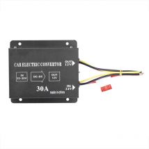 Jeffergarden Voiture camion 30A 360W dc 24V à 12V convertisseur de puissance électrique réducteur de tension transformateur abaisseur