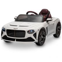 Playkin - Voiture électrique bentley bacalar white pour enfants +3 ans avec batterie 12V et télécommande