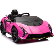 Okwish - Voiture électrique pour enfants sous licence Lamborghini Auténtica 12 v avec contrôle des parents, 2 roues motrices, suspension à quatre