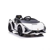 Voiture électrique cobra blanche