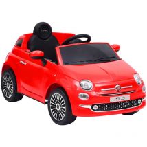 Kalisse - Voiture électrique pour enfants fiat 500 rouge