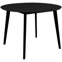 Vojens Esstisch Ø105cm schwarz.