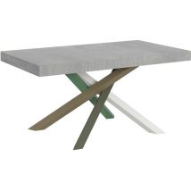 Ausziehbarer Tisch 90x160/264 cm Volantis Cemento Gestell 4/A