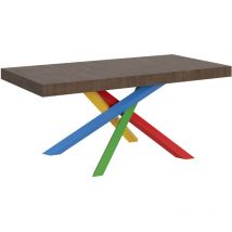 Ausziehbarer Tisch 90x180/440 cm Volantis Noce Gestell 4/B