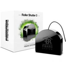Fibaro - FGR-223 Volet roulant 3 - Contrôleur radio avec technologie Z-Wave 5, couleur noire.