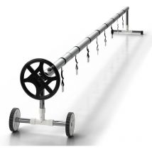 Enrouleur de piscine , Argent, 520 cm, OK-Living