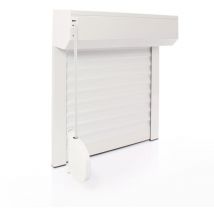 Avosdim - Volet Roulant Recoupable Sangle alu Blanc H120 x L120 cm