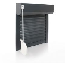 Volet Roulant Recoupable Sangle alu Gris 7016 H155 x L120 cm