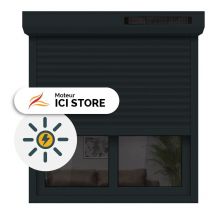 Volet Roulant Solaire Aluminium H220xL150 Anthracite 7016