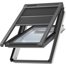 Volet roulant souple extérieur à énergie solaire Velux original pour fenêtres de toit Velux P10, PK10 Noir