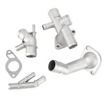 Ugreat - Volkswagen MK4 Golf Aluminium Wasserrohr Auto-Wasserrohrverbinder, 4-teiliges Set 06A121132A