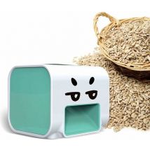 Vollautomatischer Sonnenblumenkernschäler, Melonenkernöffner, Samenartefakt, elektrischer Schäler, Küchenwerkzeug, weiß