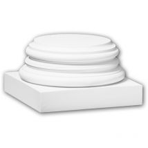 Profhome Decor - Vollsäulen Sockel profhome 113900 Säule Zierelement Zeitloses Klassisches Design weiß