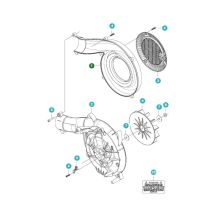 Husqvarna - Cubierta de la bóveda original para soplador 525BX 585612601