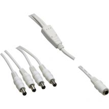 Voltcraft - 072961C Niedervolt-Anschlusskabel Niedervolt-Buchse - Niedervolt-Stecker 5.5 mm 2.1 mm 5.5