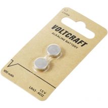 Voltcraft - Pile bouton lr 43 1.5 v 2 pc(s) 100 mAh alcaline(s) AG12 S156172