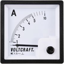 Voltcraft - AM-72X72/5A AM-72X72/5A Analog-Einbaumessgerät AM-72X72/5A 5 a Dreheisen