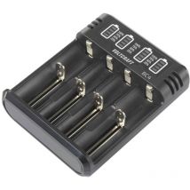 Voltcraft - BC4 Caricabatterie universale LiIon, NiMH Stilo (aa), Ministilo (aaa), 1/2 Torcia , Sub-C, 10440, 16340, c