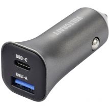 CPS-38W/ 2 VC-RA381 USB-Ladegerät 38 w kfz Ausgangsstrom (max.) 3 a usb-a, usb-c Buchse a - Voltcraft