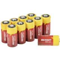 CR123A 10pcs Batteria per fotocamera CR-123A Litio 1500 mAh 3 v 10 pz. - Voltcraft