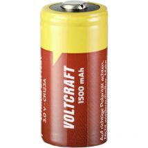 CR123A Fotobatterie CR-123A Lithium 1500 mAh 3 v 1 St. - Voltcraft