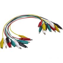 KS-280/0.1 kit puntali Morsetto a coccodrillo Morsetto a coccodrillo 0.28 m Nero, Rosso, Giallo, Verde, Bianc - Voltcraft
